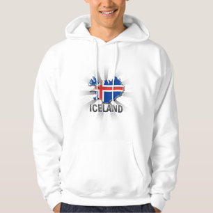 Iceland Flag Map 2.0 Hoodie