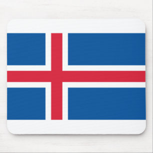 Iceland Flag Mouse Pad