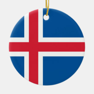 Iceland flag - ornament