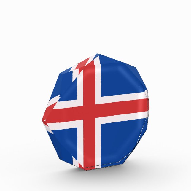 Iceland flag photo block (Left)