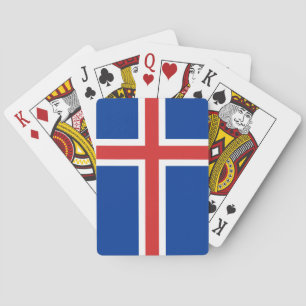 Iceland Flag Playing Cards