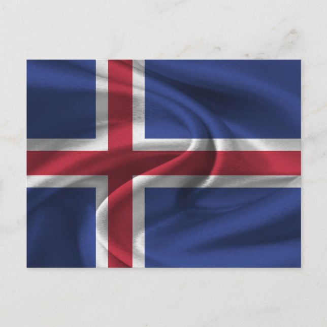 Iceland Flag Postcard (Front)