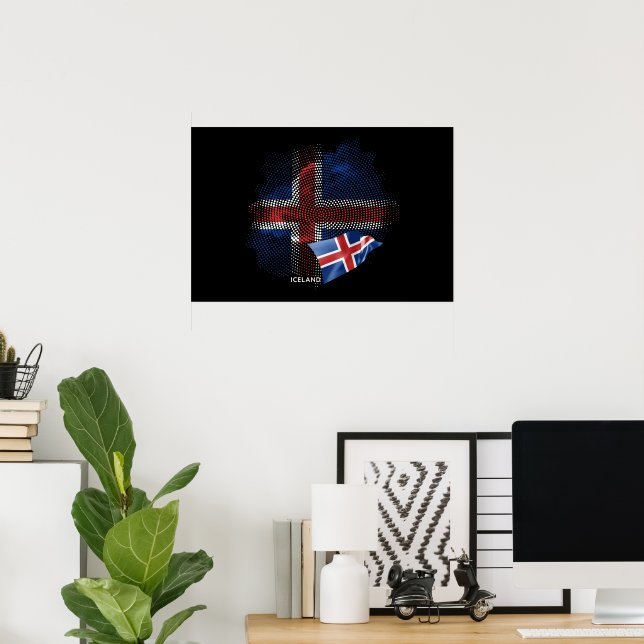 Iceland flag poster (Home Office)