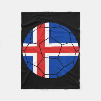 Iceland Flag Soccer Iceland Soccer _1 Fleece Blanket