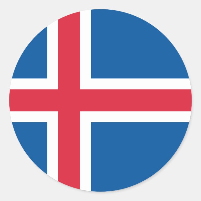 Iceland flag - Sticker (Front)