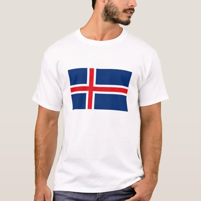 Iceland Flag T-shirt (Front)