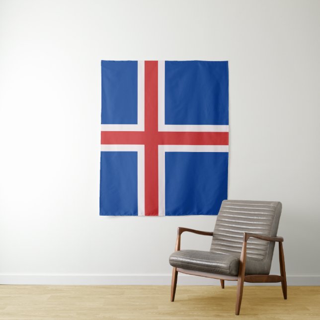Iceland flag tapestry (In Situ)