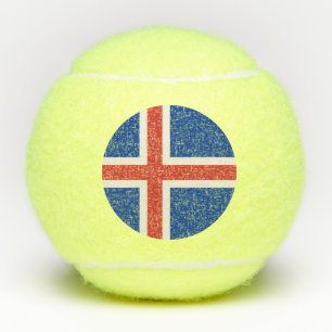 Iceland flag tennis balls