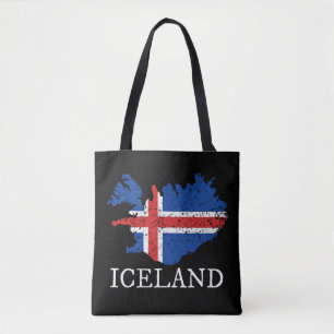 Iceland Flag Tote Bag