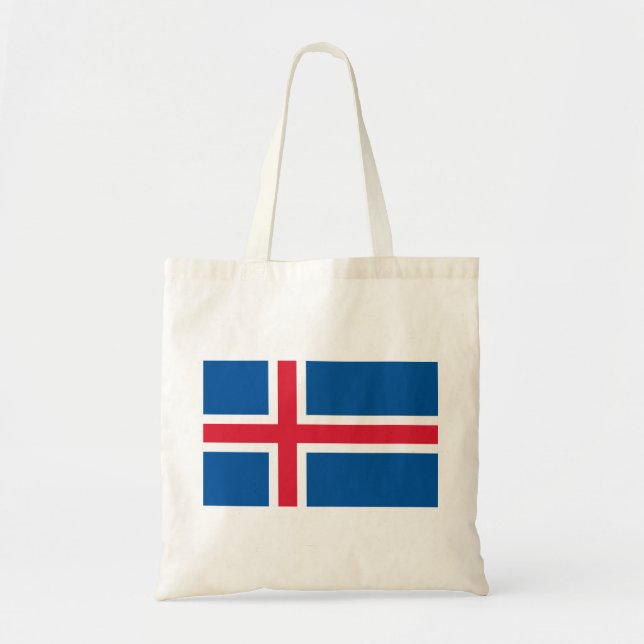 Iceland Flag Tote Bag (Front)