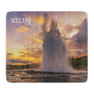 Iceland Geyser Cutting Board