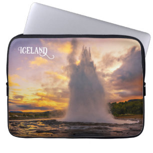 Iceland Geyser Laptop Sleeve