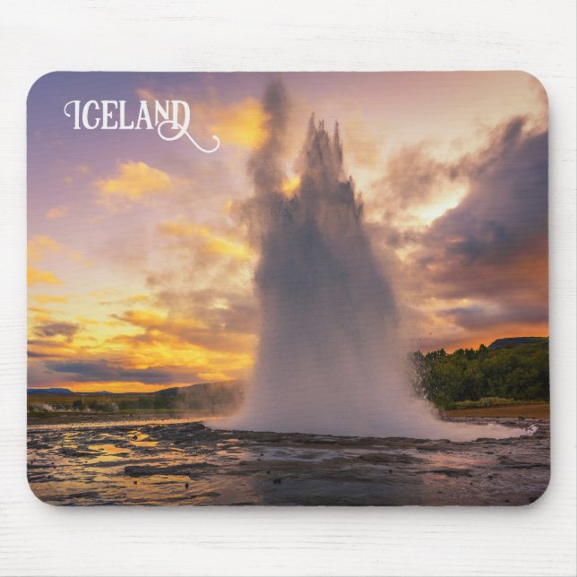 Iceland Geyser Mouse Pad (Front)