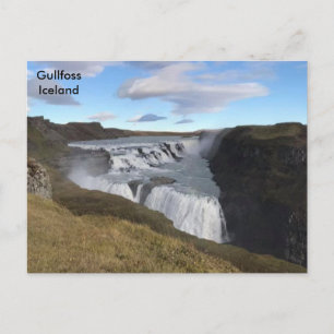 Iceland - Gullfoss Waterfall Postcard