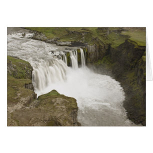 Iceland. Hafragilsfoss waterfall in