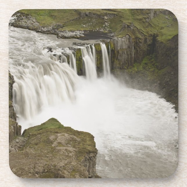 Iceland. Hafragilsfoss waterfall in Coaster (Front)