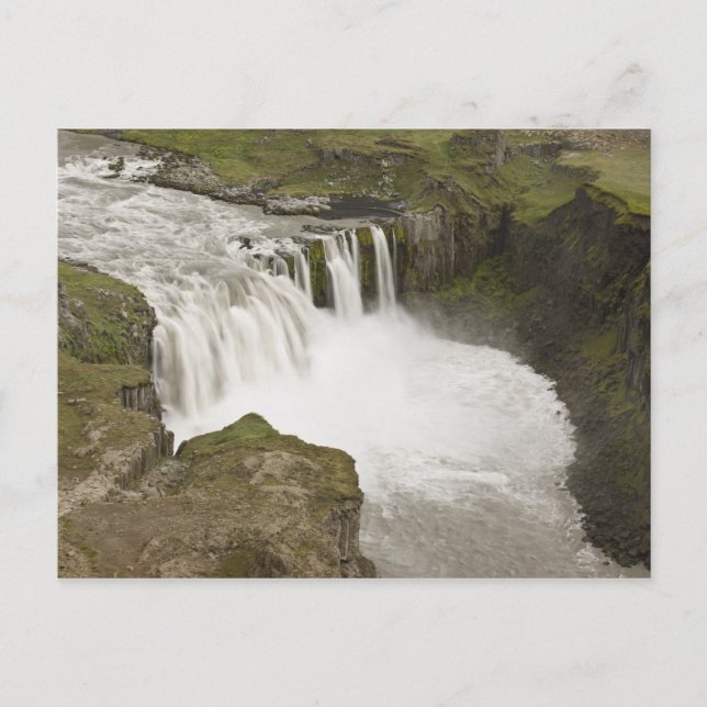 Iceland. Hafragilsfoss waterfall in Postcard (Front)