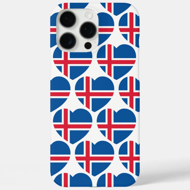 Iceland Heart Flag Case-Mate iPhone Case (Back)