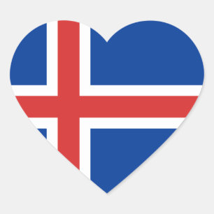 iceland heart sticker
