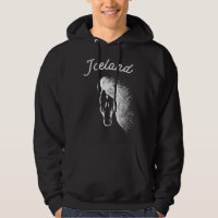 Iceland Hoodie with Icelandic Horse