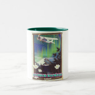iceland Hvannadalshnúkur Two-Tone Coffee Mug