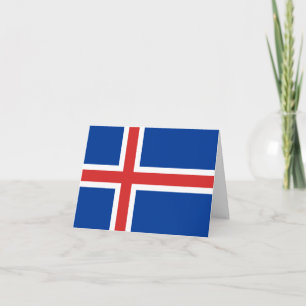 Iceland (Icelandic) Flag Card