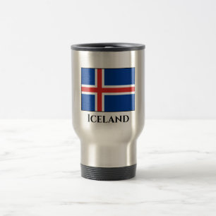 Iceland (Icelandic) Flag Travel Mug
