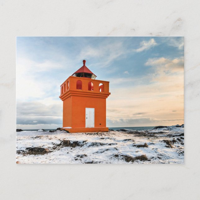 Iceland Lighthouse Postcard (Front)