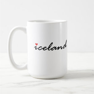 Iceland love patriot coffee mug