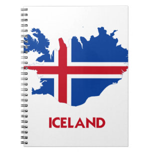 ICELAND MAP NOTEBOOK