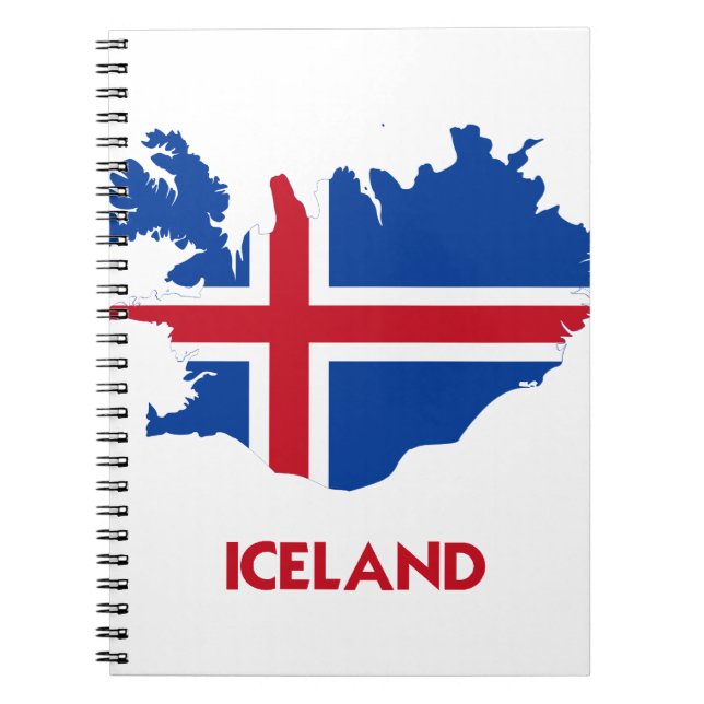 ICELAND MAP NOTEBOOK (Front)