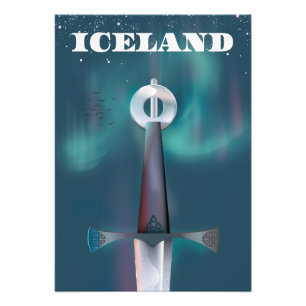 Iceland Mediaeval Sword Photo Print