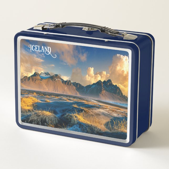 Iceland Metal Lunch Box (Back)