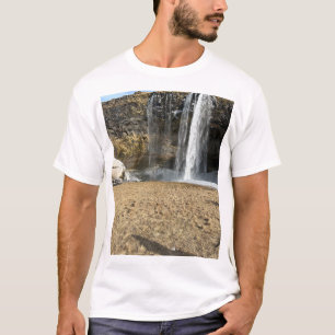 Iceland Mountain River Nature Photography T-Shirt
