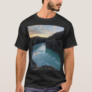 Iceland Mountain River Nature Photography T-Shirt