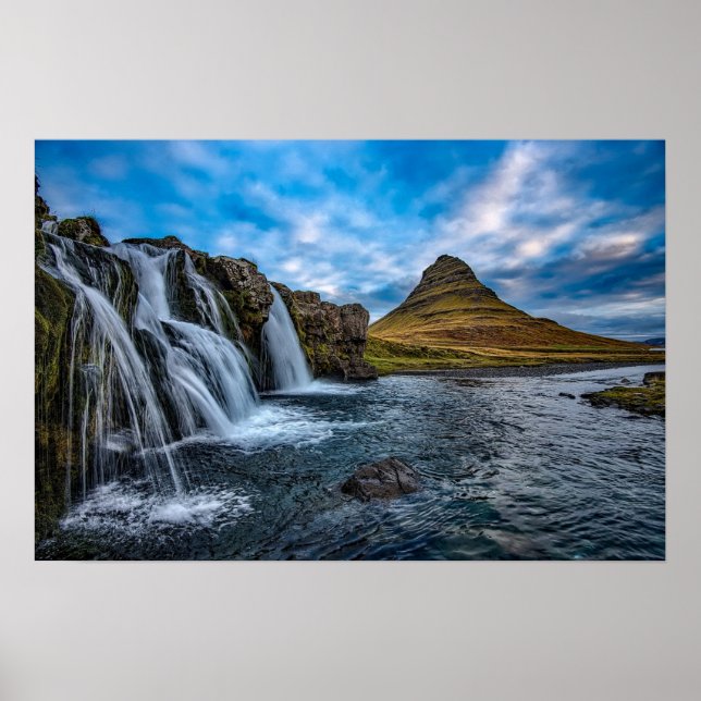 iceland mountains poster (Front)