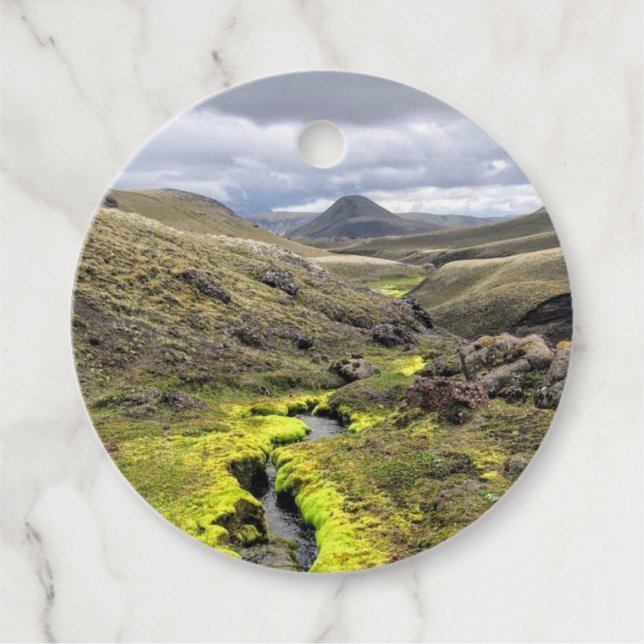 Iceland nature - favour tags (Front)