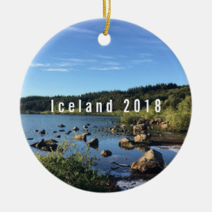 Iceland - Personalised ceramic ornament