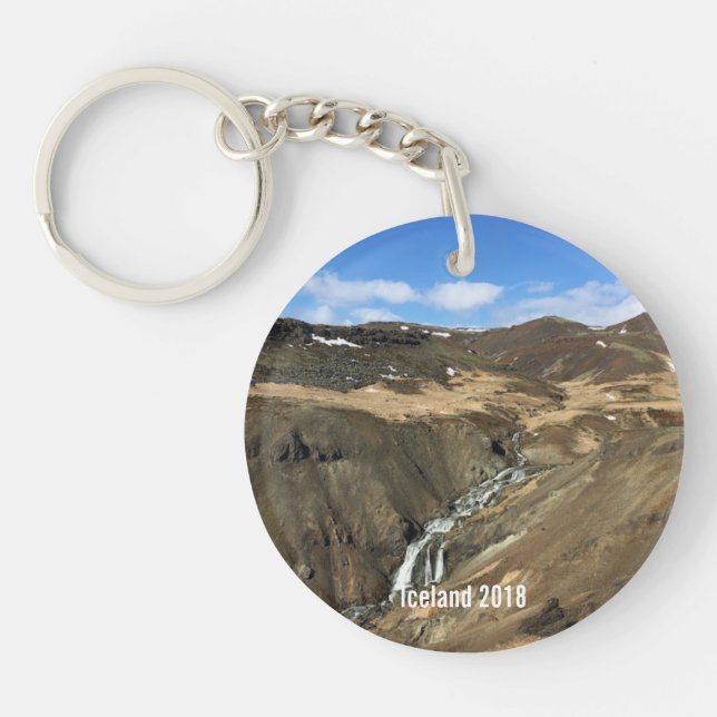 Iceland - Personalised keychain (Front)