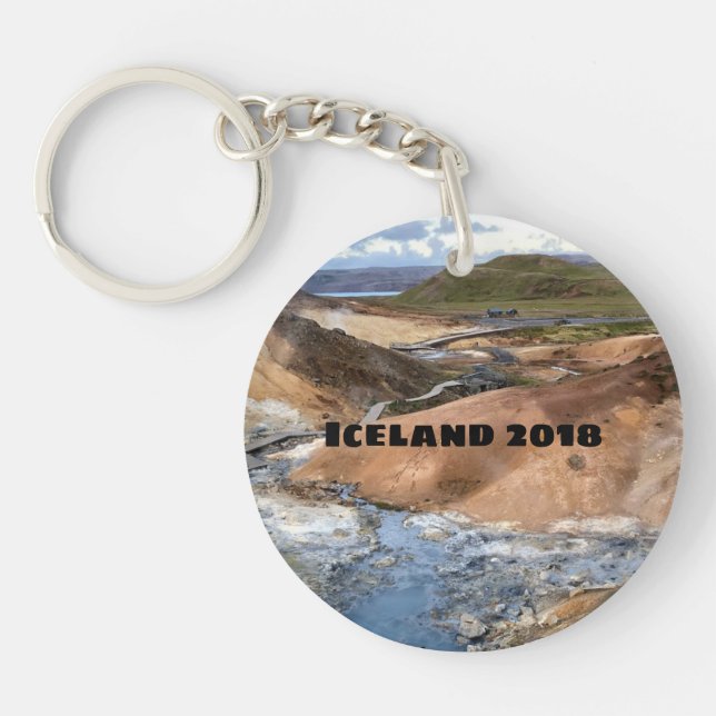 Iceland - Personalised keychain (Front)
