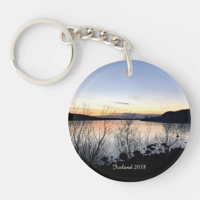 Iceland - Personalised keychain (Front)