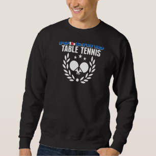 Iceland Ping Pong Icelandic Table Tennis Support Sweatshirt