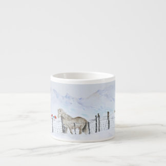 Iceland Ponies Espresso Coffee Cup