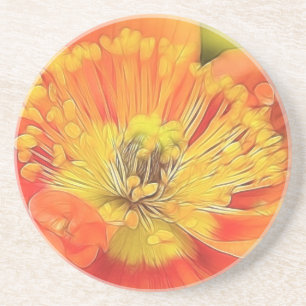 Iceland Poppy Coaster