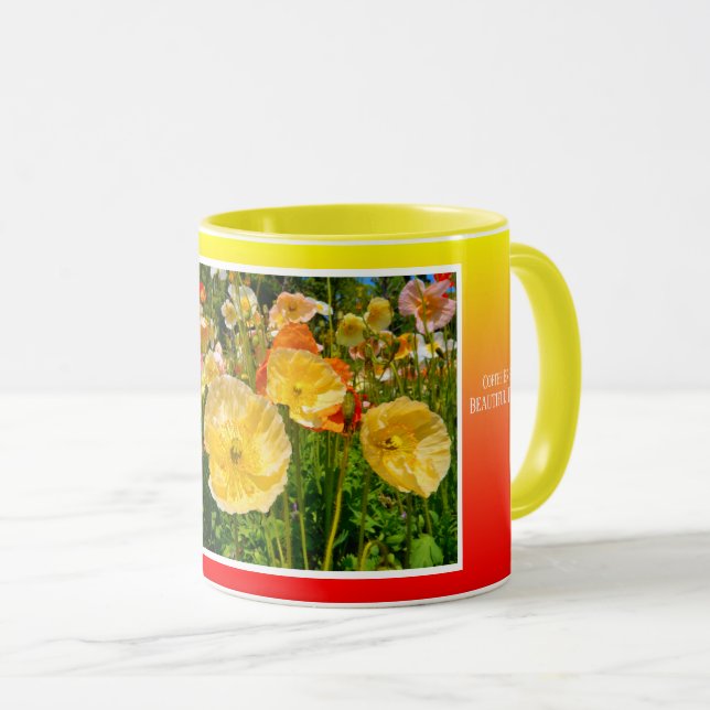 Iceland Poppy Mug (Front Right)
