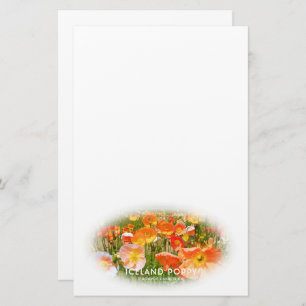 Iceland Poppy Stationery