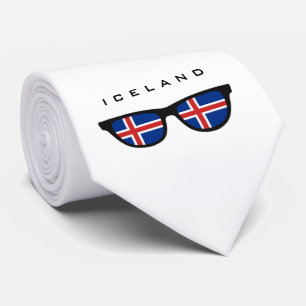 Iceland Shades custom text & colour tie