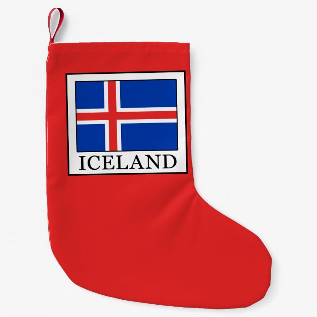 Iceland Small Christmas Stocking (Front)