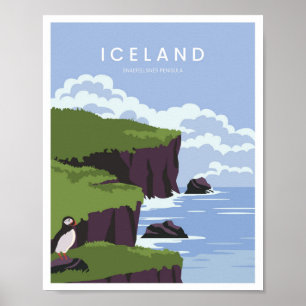 Iceland Snæfellsnes Peninsula Poster