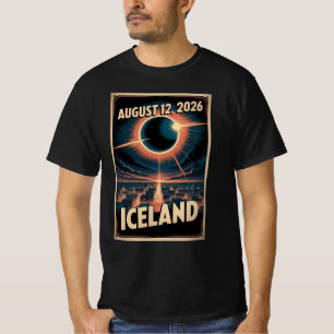 Iceland Solar Eclipse 2026 Shirt Reykjavik Group